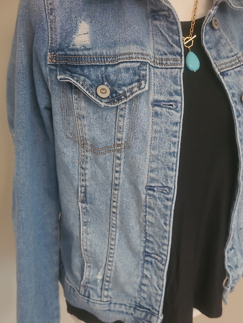 HOLLISTER Denim Jacket M - Picture 2 of 7